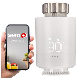SETTI Głowica termostatyczna+ TRV001 ZigBee Zyskaj