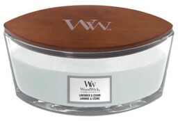 Świeca zapachowa Elipsa - HearthWick Flame - Lavender & Cedar
