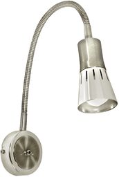 Candellux ARENA 91-94776 kinkiet lampa ścienna wysięgnik nikiel mat 1x40W R50 E14 6,4cm