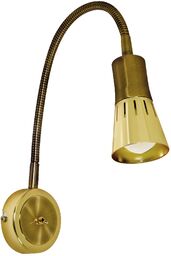 Candellux ARENA 91-84470 kinkiet lampa ścienna wysięgnik patyna-złoto 1x40W R50 E14 6,cm
