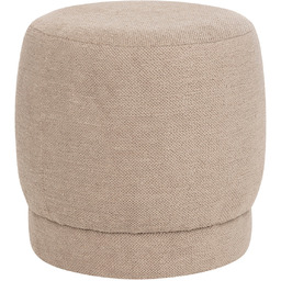 Atmosphera Pufa tapicerowana okrągła AMEA bouclé, Ø 39 cm
