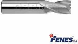 FENES Frez trzpieniowy do metalu 16 mm 2-ostrzowy do rowków na wpusty długi walcowo-czołowy chwyt walcowy NFPI-A HSS-E 0641-551-105-560
