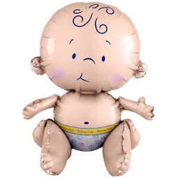 Balon foliowy, Bobas, 15''