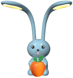 Lampka biurkowa LED MAXCOM ML4910 Charlie z lampką nocną Niebieski