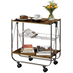 WENKO Stolik barowy na kółkach DELUXE DINETT