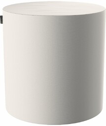 Puf Barrel, jasnobeżowy, ø40, wys. 40 cm, Etna