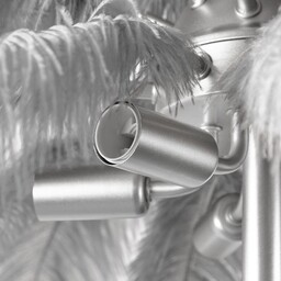 Eurofirany Lampa podłogowa Feri 5 95x180 srebrna 01