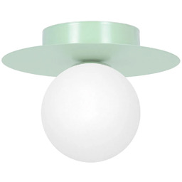 Lumes Zielony metalowy plafon lampa sufitowa kapelusz - 3X A677 C3-S10