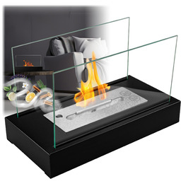 Biokominek wolnostojący Ergo Heat 36 x 22 x 18 cm czarny