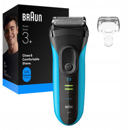 Golarka elektryczna Braun Series 3+, 3040S MicroComb, trymer, maszynka