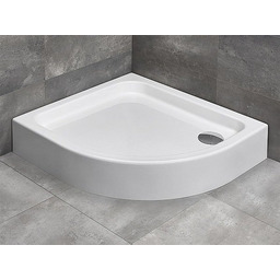 Radaway Brodzik półokrągły Siros E Compact 90x80 lewy z obudową SBE8917-1L