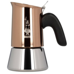 BIALETTI Kawiarka New Venus 2 TZ Miedziany 100 ml Kawa mielona 15% taniej!