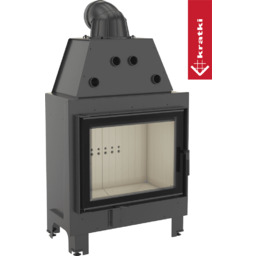 Kominek powietrzny stalowy KRATKI MBA lewy BS 17 kW Ø 200