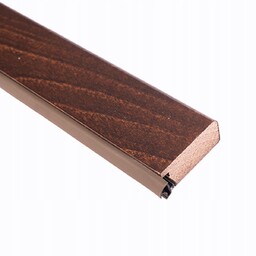Próg Drzwiowy Drewniany Bukowy Lakierowany Z Uszczelką Kolor Orzech 5CM/95