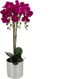 Leaf Design UK Realistyczny sztuczny kwiat orchidei ekspozycja w doniczce