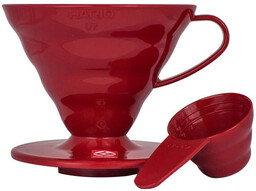 Plastikowy Drip Hario V60-02 - Czerwony