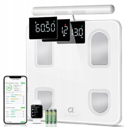 Waga do pomiaru masy ciała z Bluetooth z 8 elektrodami