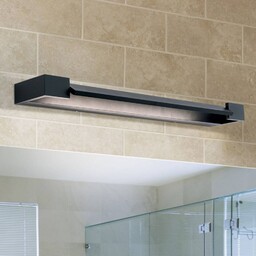 ORION Kinkiet Mariln, czarny, łazienka, aluminium, nowoczesny