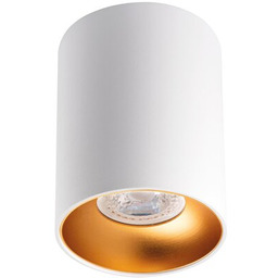 KANLUX Lampa sufitowa punktowa Riti GU10 W/G Biało-złoty