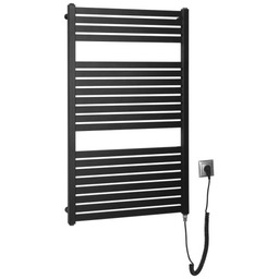 Grzejnik elektryczny 60x97 cm 400W, czarny mat TONDI-E