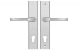 Klamka Axa Niagara ++ 92 WB, kolor F6 - stal nierdzewna (grubość drzwi 74-83 mm)