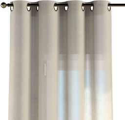 Zasłona na kółkach 1 szt., prześwitujący beżowy, Romantica
