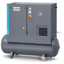 Sprężarka śrubowa ATLAS COPCO G2 FF 8/10 bar ze zbiornikiem 200l