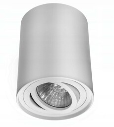 Tuba GU10 sufitowa okrągłą lampa biała bross regulowana 163 - Decorativi Oficjalny Dystrybutor
