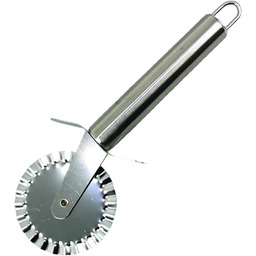 PARENCE.- Zestaw 2 kółek do pizzy - 2 Kubki do ciasta i pizzy z odpornej stali nierdzewnej - Kawałek pizzy o wymiarach 19 X 6,5 CM - Łatwe przechowywanie do zawieszania