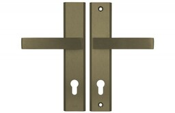 Klamka AXA Haga ++ 90 WB, kolor F4 - stare złoto (grubość drzwi 74-83 mm)