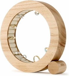 Umbra Ferris organizer na biżuterię, uchwyt na pierścionki z drewna, naturalny