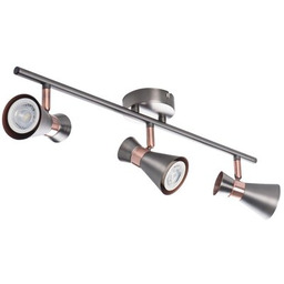 KANLUX Lampa ścienno-sufitowa Mileno EL-3I ASR-AN Srebrno-miedziany