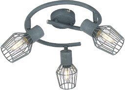 Lampa sufitowa VIKING szara 3xE14