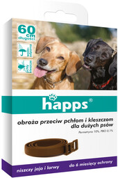 Obroża Happs przeciw pchłom i kleszczom dla małych psów (596-005)