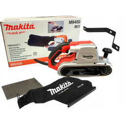Makita M9400 Szlifierka Taśmowa 940W 100mm Worek Na Pył