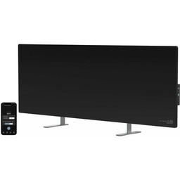 AENO Grzejnik elektryczny Premium Eko Smart Led AGH0004S Czarny Wi Fi Zyskaj
