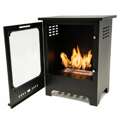 Biokominek piecyk Koza wolnostojący Szyba