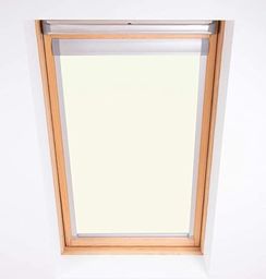 Bloc okno dachowe roleta do blokady okien dachowych Velux biały, MK04