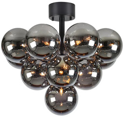 Plafon MERLOT 13L Matt Black/Smoke 108845 - Markslojd