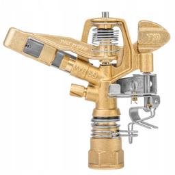 Mosiężny zraszacz pulsacyjny obrotowy regulowany sektorowy 360 GW3/4" 35m GKV604424SGW