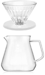 Zestaw Timemore Crystal Eye Brewer Set 01 White