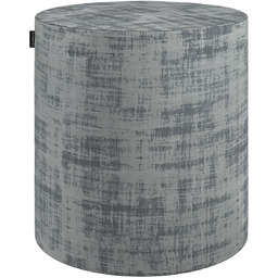Puf Barrel, szary beton, ø40, wys. 40 cm, Velvet