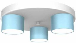 Lampa sufitowa nowoczesna DIXIE Blue-White 3xGX53 MLP7551-Milagro