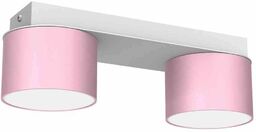 Lampa sufitowa nowoczesna DIXIE Pink-White 2xGX53 MLP7554-Milagro