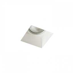 QUO SQ I lampa sufitowa wpuszczana gipsowa kwadratowa cofnięte źrodło 230V GU10 35W - R12360