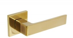 Klamka INFINITY APOLLO FIT z rozetą kwadratową złota (KAF G00)