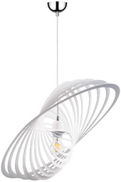 Lampa wisząca Planet 1xE27 maks. 60W chromowany metal/biały metal/biały kabel PVC 1873102