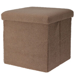 Storagesolutions Pufa ze schowkiem boucle BINI, 38 x 38 x 38 cm