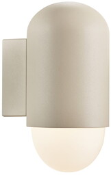 Lampa ścienna HEKA 1xE27 60W Aluminium Beżowy NO2118211008 - Nordlux