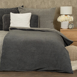 4Home Pościel z barankiem Teddy szary, 140 x 200 cm, 70 x 90 cm, szary